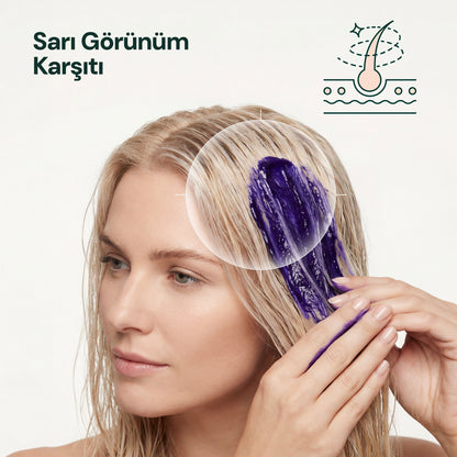 Bellezza Sararma Karşıtı Mor Maske 150 ml