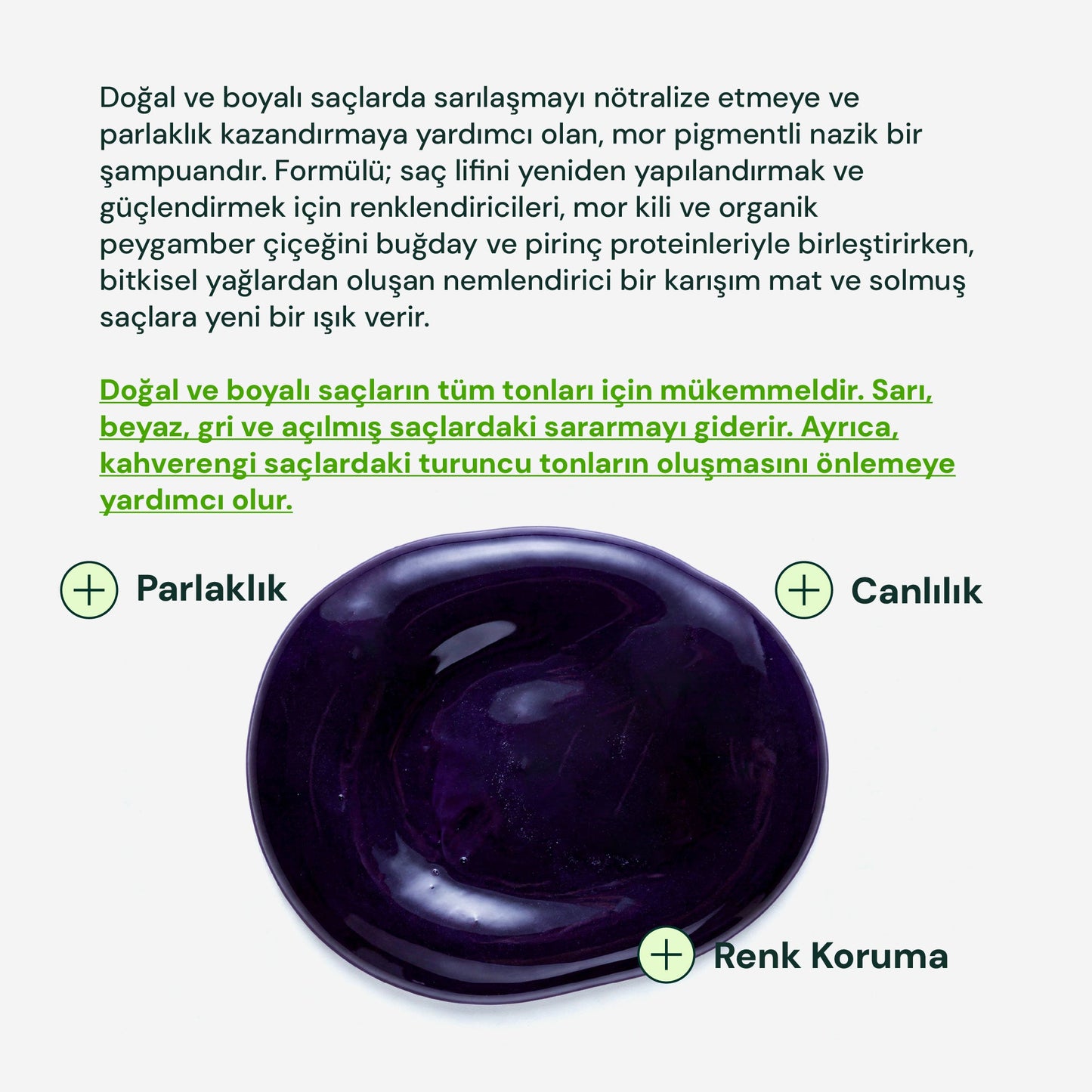 Bellezza Sarı Görünüm Karşıtı Mor Şampuan - 200 ml