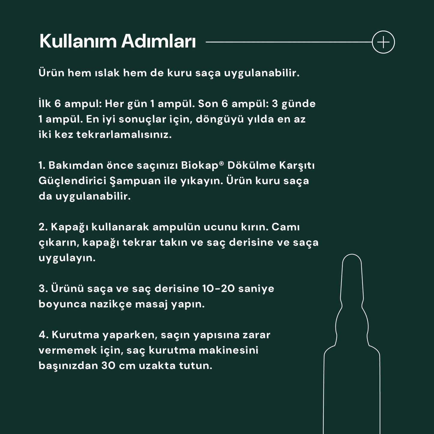 Biokap Anticaduta Dökülme Karşıtı Güçlendirici Ampul 12x7 ml